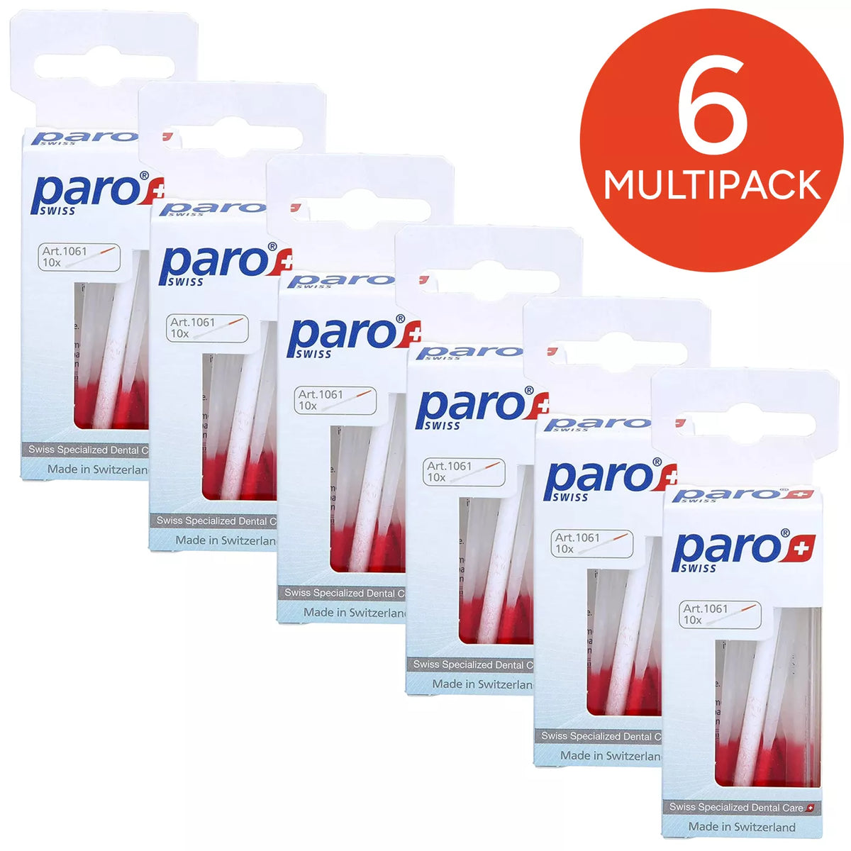 Paro Brush Stick (10 Pack) 6 Multipack