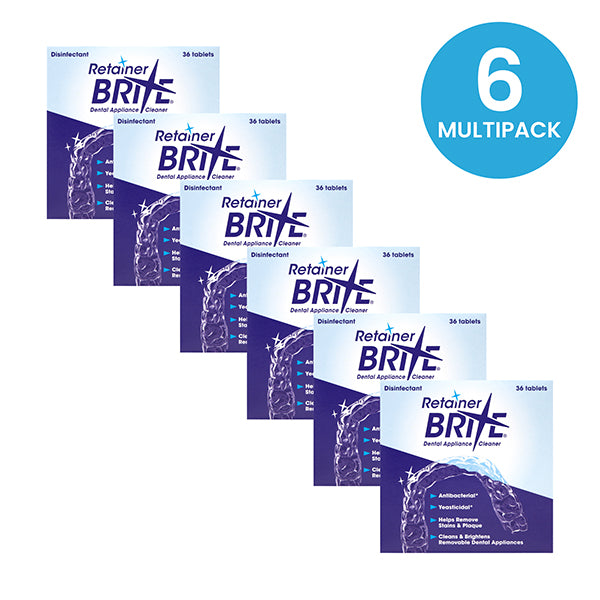 Retainer Brite Tablets 36's - 6 Boxes