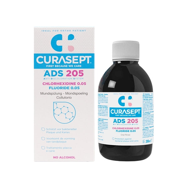 Curasept 0.05% MOUTHWASH 200ml - Pack of 4