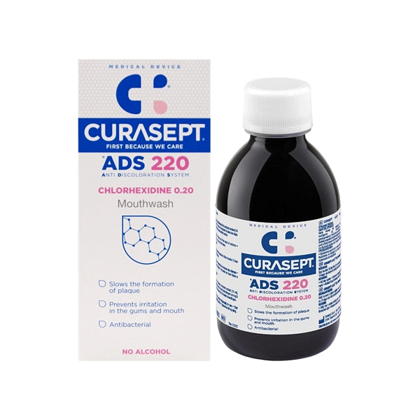 Curasept 0.2% Mouthwash 200ml - Pack of 4