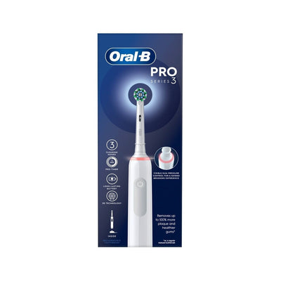Oral-B Pro Series 3 White Electric Toothbrush | 3 Modes