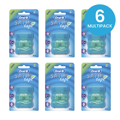Oral-B Satin Tape 25m - Multipack of 6