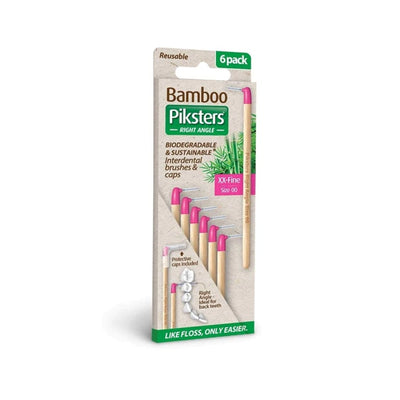 Bamboo Piksters Interdental Brushes Angle 6-Pack