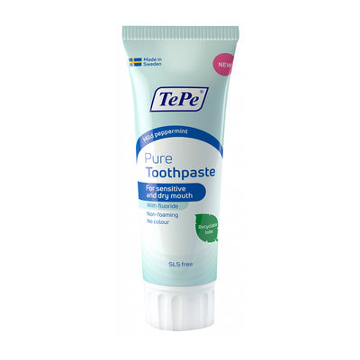 Tepe Pure Toothpaste Fluoride Mild Peppermint (75ml)