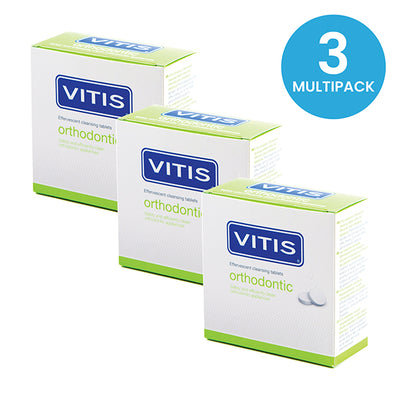 VITIS Orthodontic Effervescent Tablets 32's - Multipack of 3