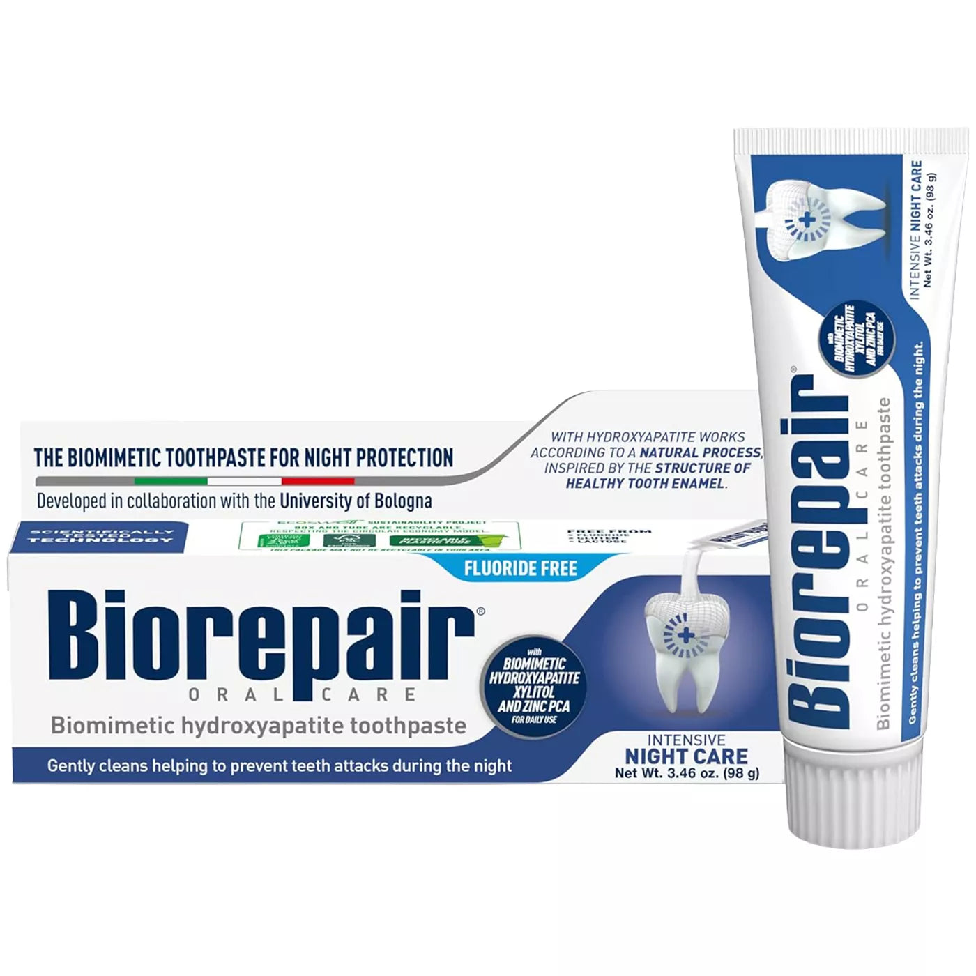 Biorepair Advanced Night Protection Hydroxyapatite Toothpaste (75ml)