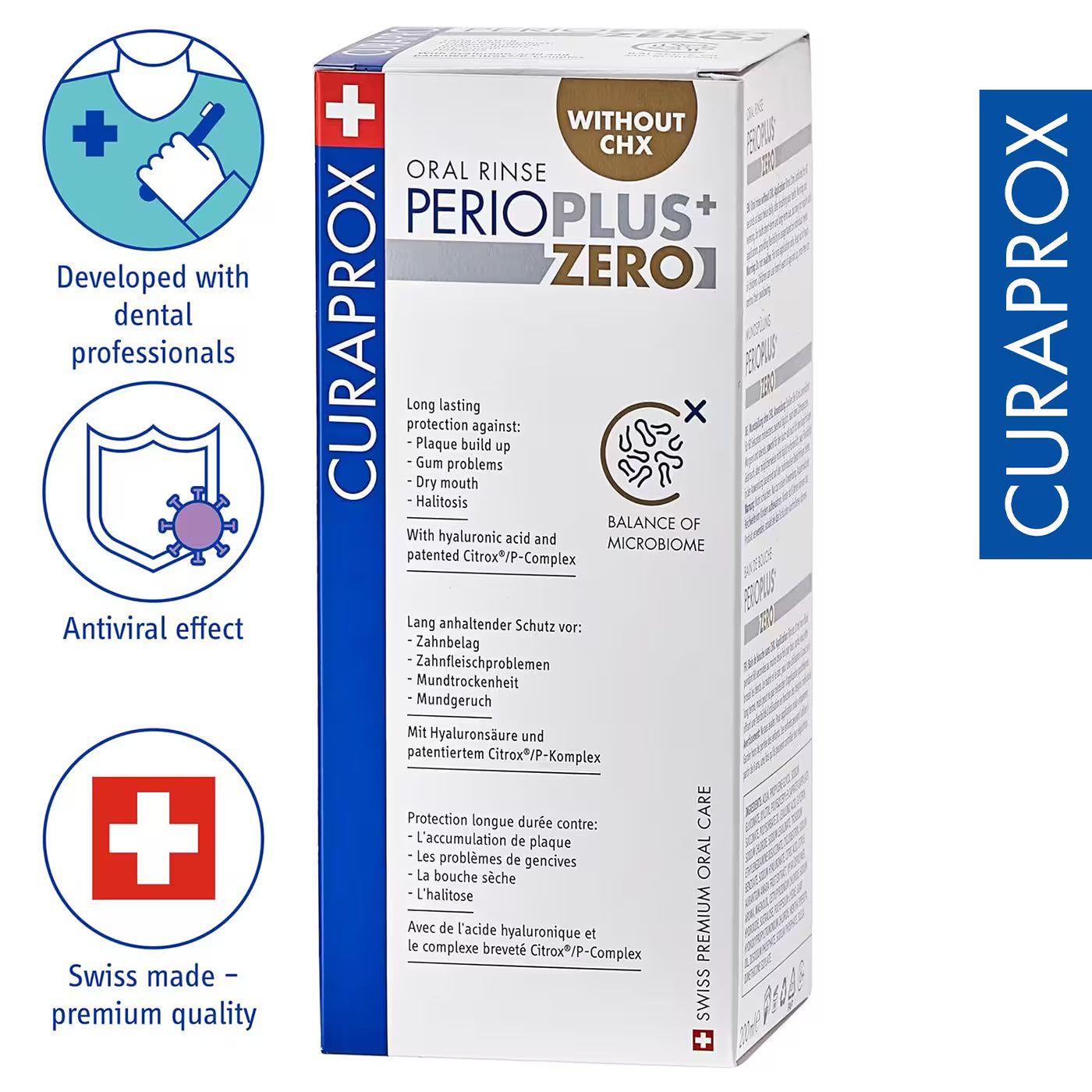 Curaprox Perio Plus Zero Mouthwash 0.00% (200ml)