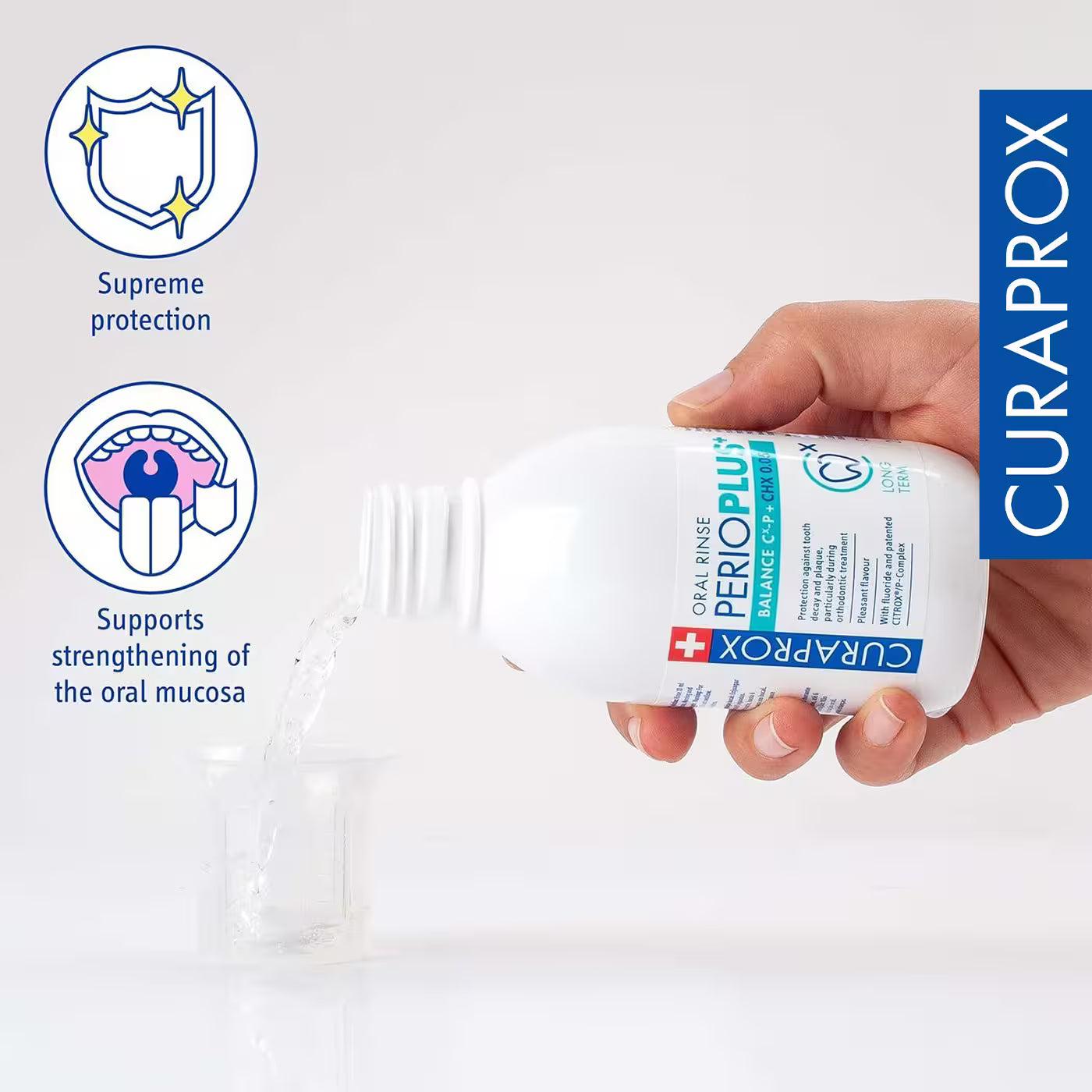 Curaprox Perio Plus+ Balance Mouthwash 0.05% (200ml)