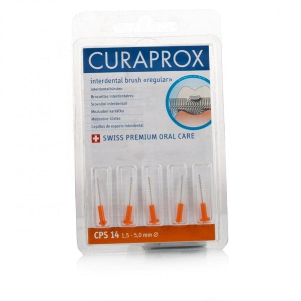 Curaprox Interdental Brushes Regular 5-pack CPS14Z - Orange - 1.5mm additional image