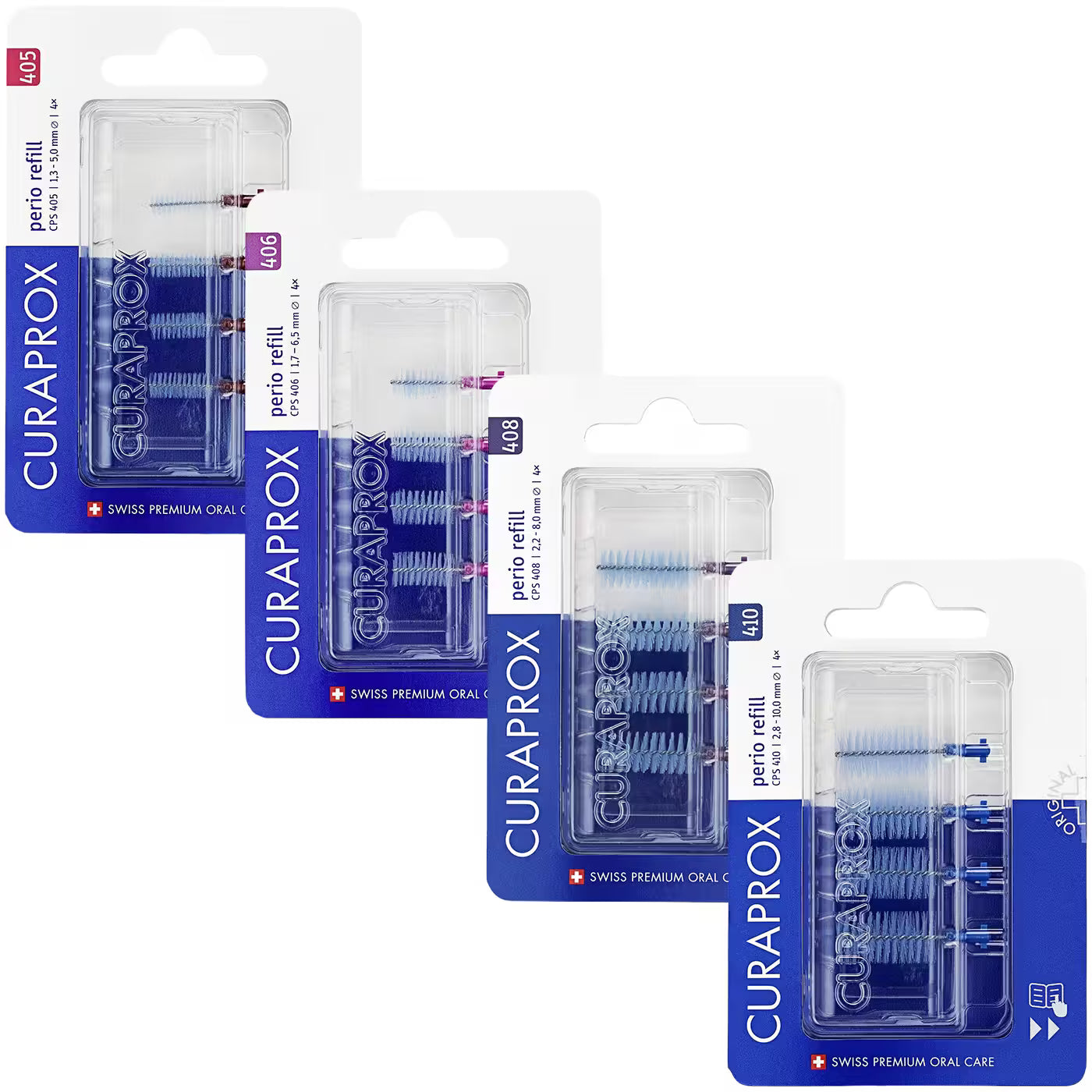 Curaprox CPS Perio Interdental Brushes Refill (4 Pack)
