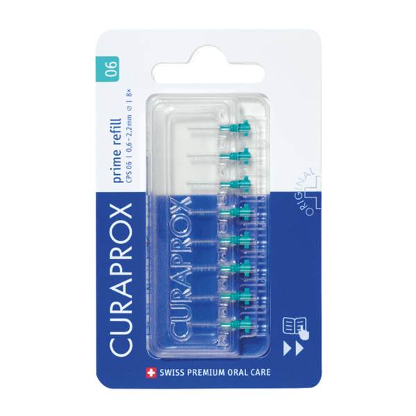 Curaprox CPS Prime - Refill Packs 8'S CPSP06 - Turquoise image