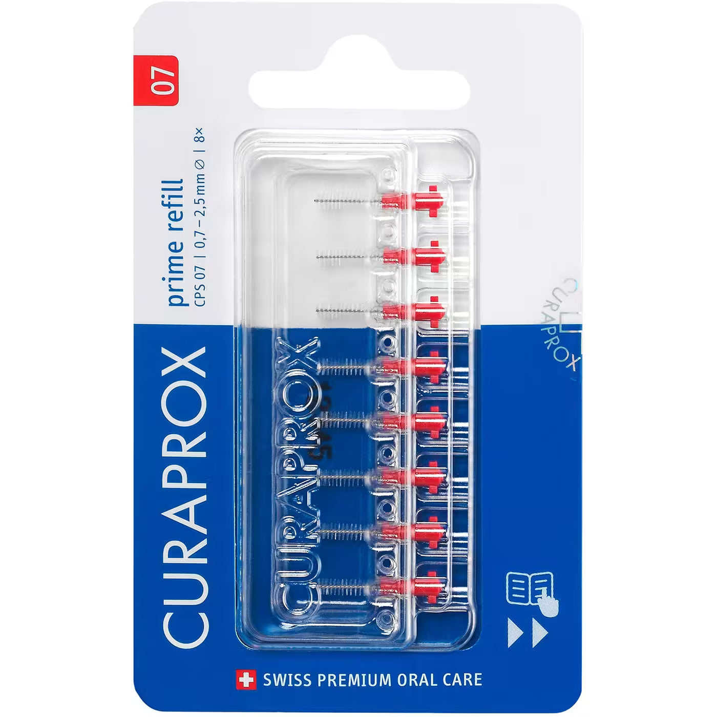 Curaprox CPS Prime Interdental Brushes Refill (8 Pack)
