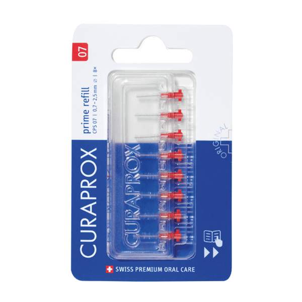 Curaprox CPS Prime - Refill Packs 8'S CPSP07 - Red image
