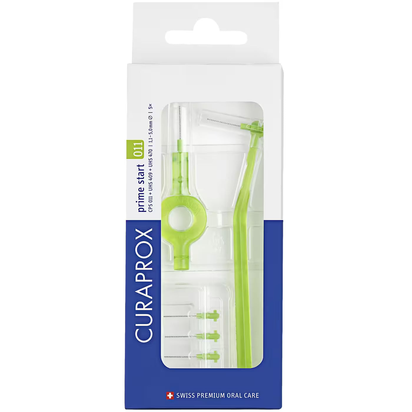 Curaprox CPS Prime Interdental Brushes Starter Kit - 2 Handles 5 Brushes