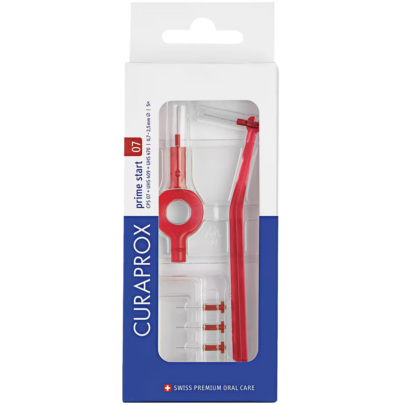 Curaprox CPS Prime Interdental Brushes Starter Kit - 2 Handles 5 Brushes