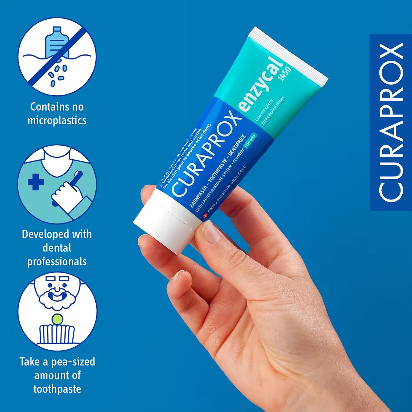 Curaprox Enzycal Toothpaste 1450ppm (75 ml)