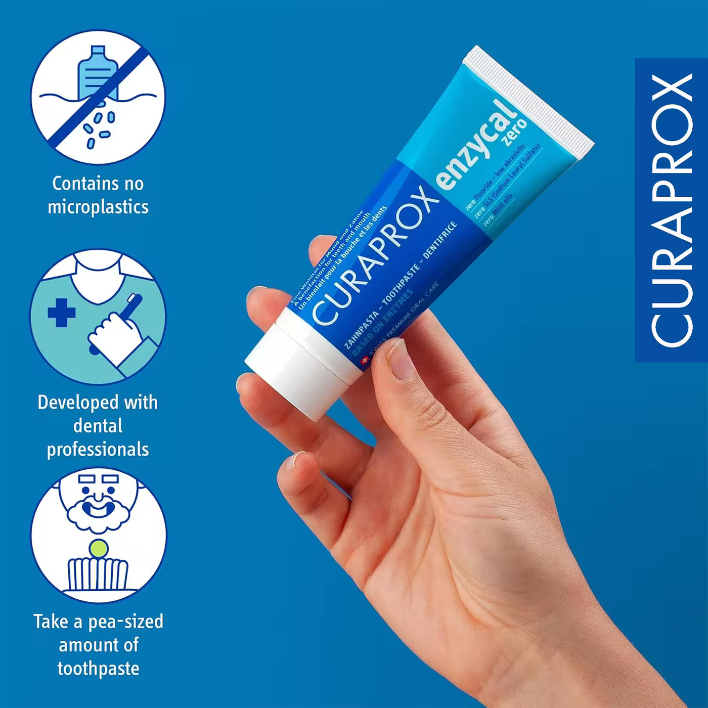 Curaprox Enzycal Toothpaste Zero (75 ml)