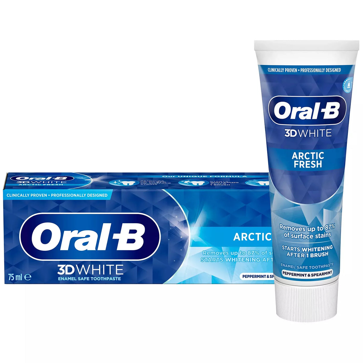 Oral-B 3D White Arctic Fresh Toothpaste (75ml)