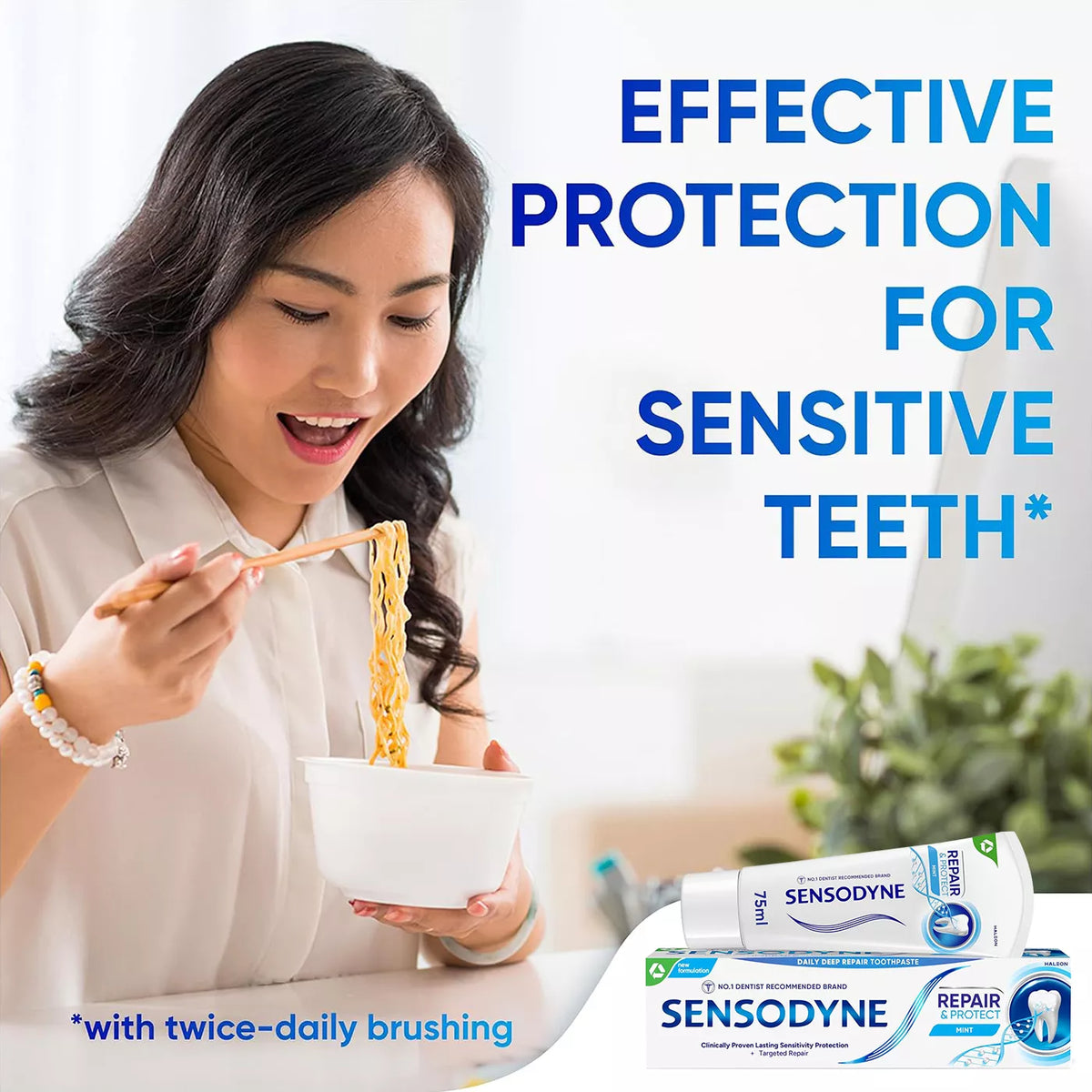 Sensodyne Repair & Protect Mint Toothpaste (75ml)