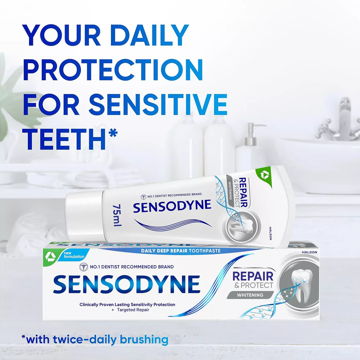 Sensodyne Repair & Protect Whitening Toothpaste (75ml)