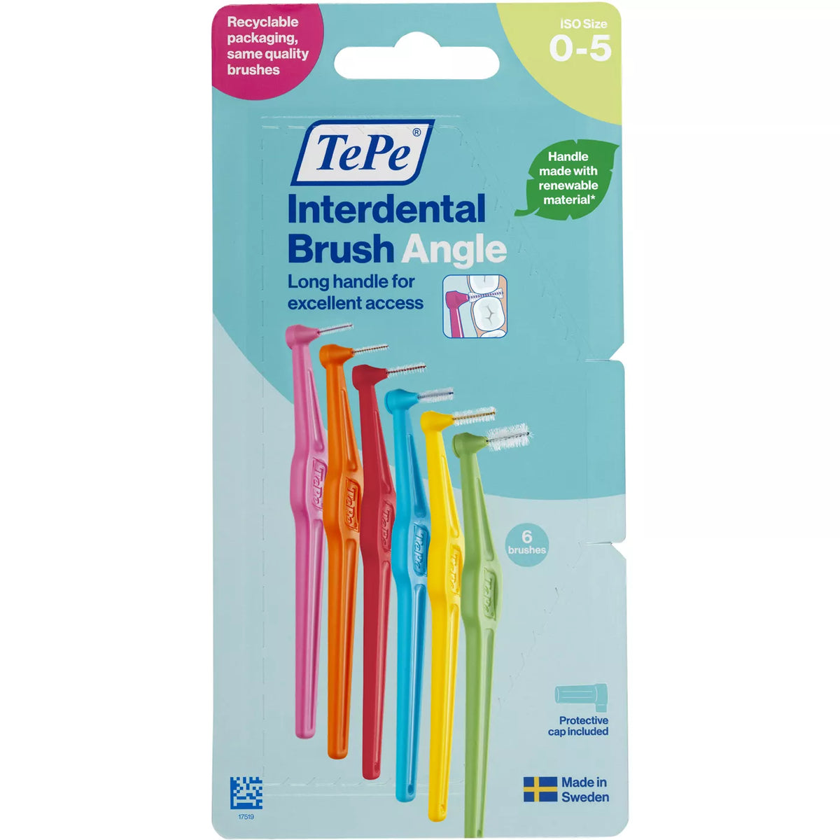 TePe Angle Interdental Brushes 6 Pack