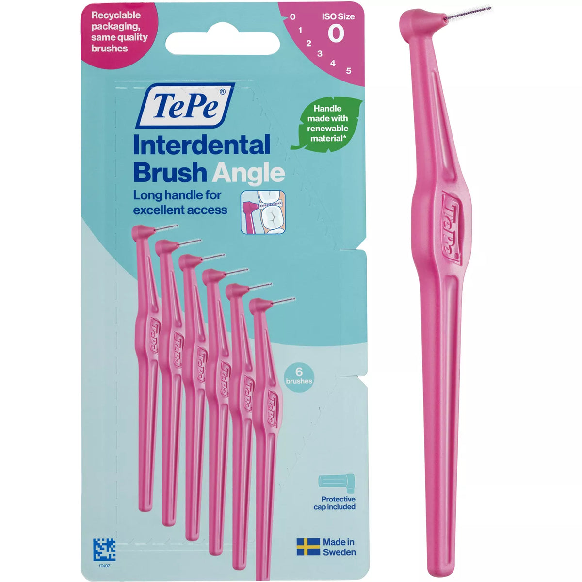 TePe Angle Interdental Brushes 6 Pack