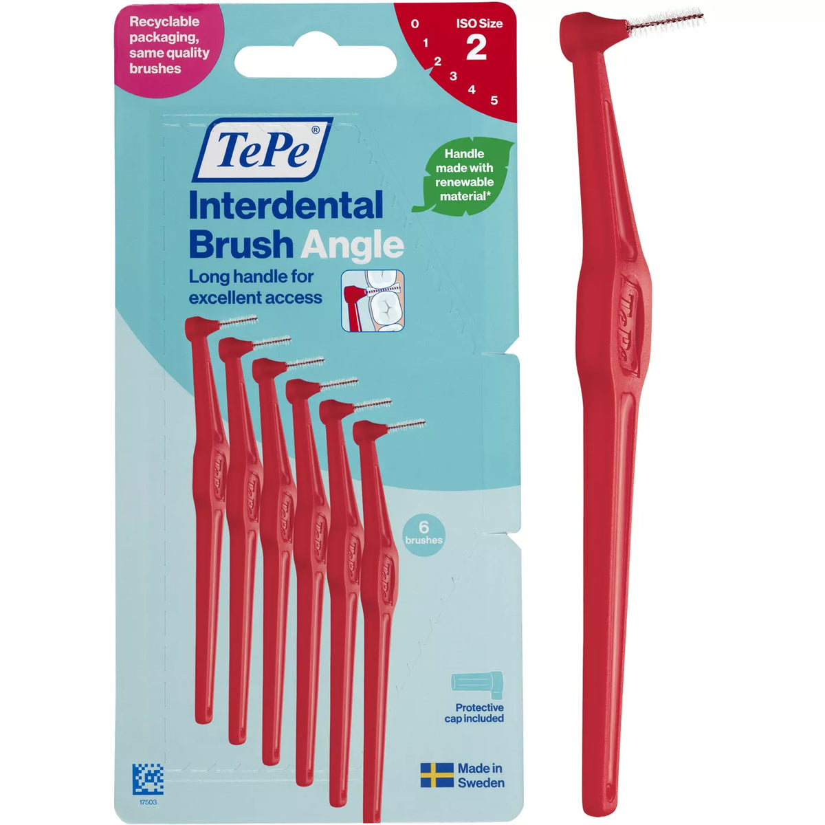 TePe Angle Interdental Brushes 6 Pack