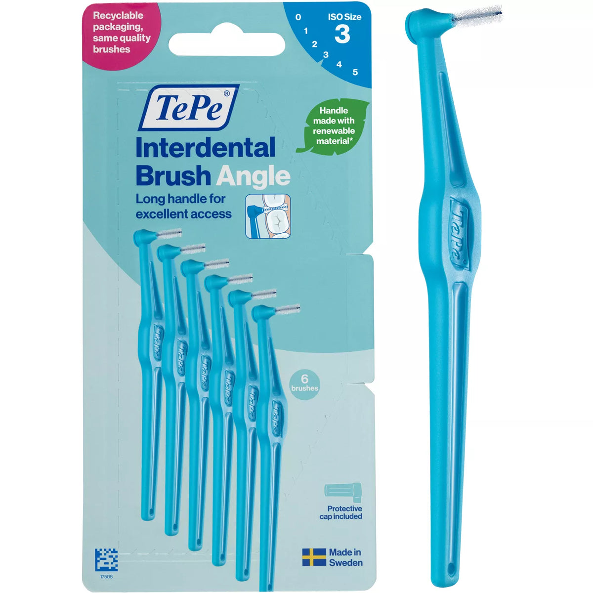 TePe Angle Interdental Brushes 6 Pack