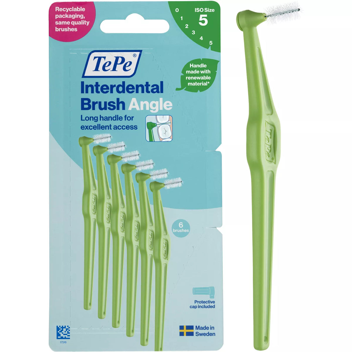 TePe Angle Interdental Brushes 6 Pack