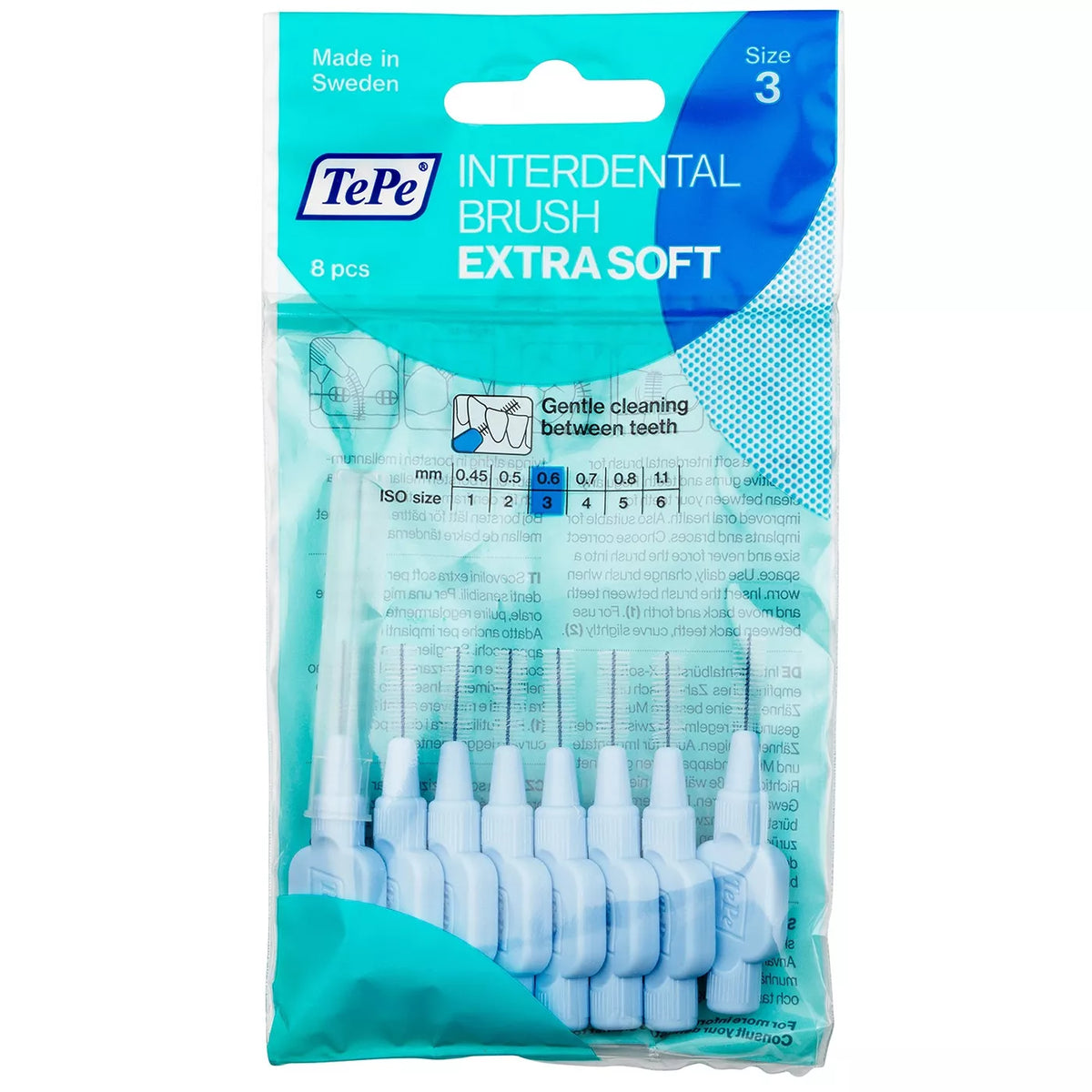 TePe Extra Soft Interdental Brushes 8 Pack