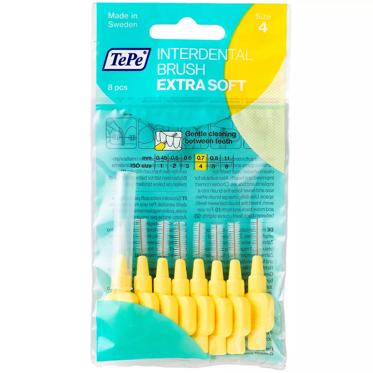 TePe Extra Soft Interdental Brushes 8 Pack