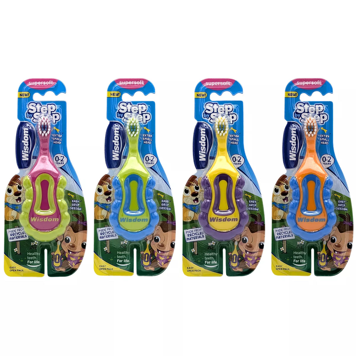 Wisdom Step by Step Baby Toothbrush 0-2 Years