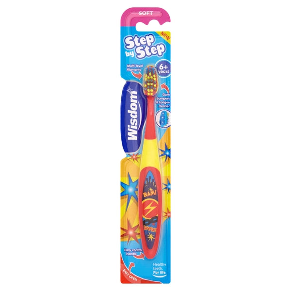 Wisdom Step by Step Kids Toothbrush 6-8 Years