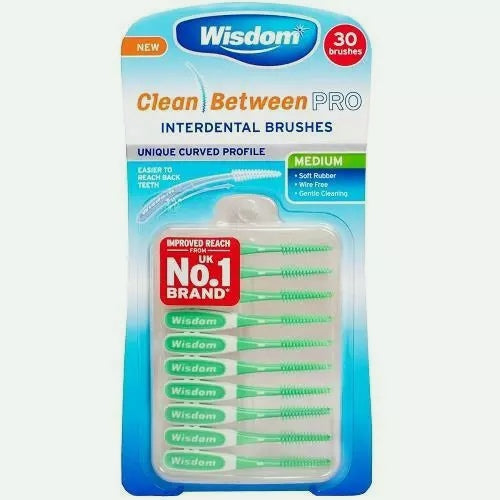 Wisdom Clean Between PRO Interdental Brushes Green - Medium image