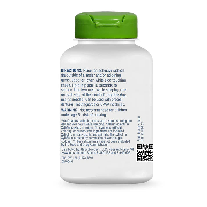 XyliMelts for Dry Mouth – Mild Mint (110 Discs) packaging