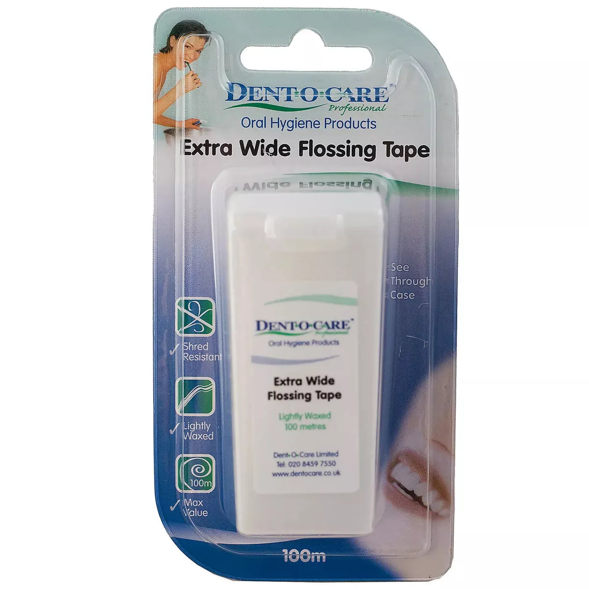 Dent.O.Care Extra Wide Flossing Tape (100m)