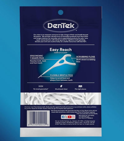 Dentek Complete Clean Easy Reach Floss Picks - image