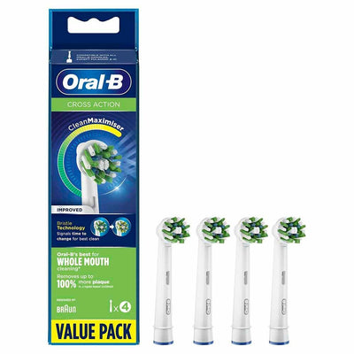 Oral-B Clean MAXIMISER Cross Action Value 4 Pack
