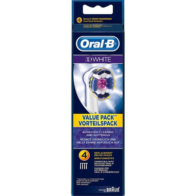 Oral-B 3D White Toothbrush Replacement Heads 4-pack
