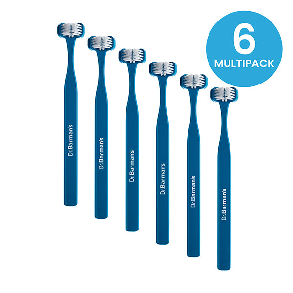 Dr. Barman's Superbrush (Ages 12+) Triple-Action Multipack of 6