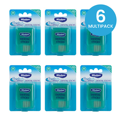 Wisdom Fresh Effect Woodsticks - Multipack of 6