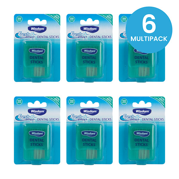 Wisdom Fresh Effect Woodsticks - Multipack of 6