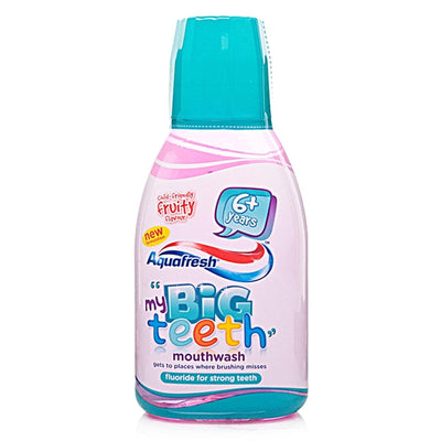 Aquafresh Big Teeth Fruity Mouthwash 300ml - image