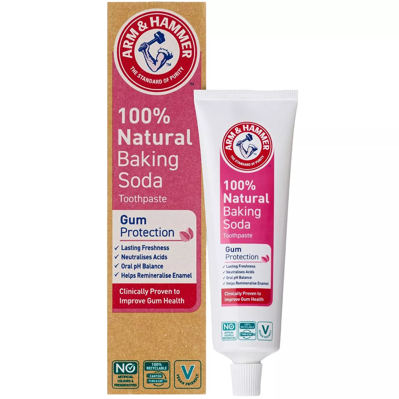 Arm & Hammer 100% Natural Baking Soda Toothpaste (75ml)