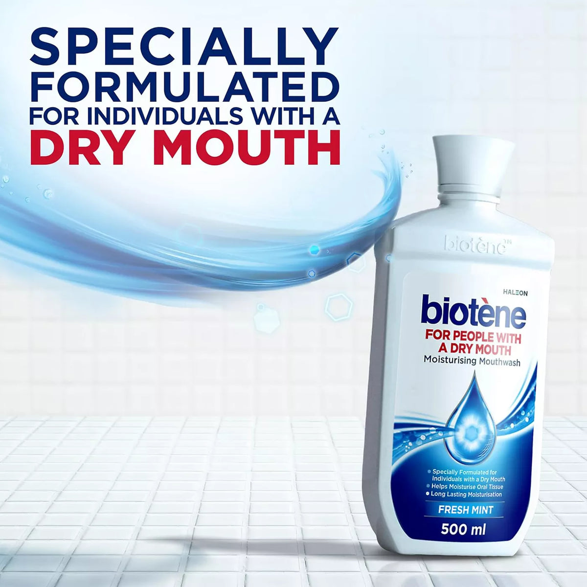 Biotene Dry Mouth Moisturising Mouthwash (500ml)