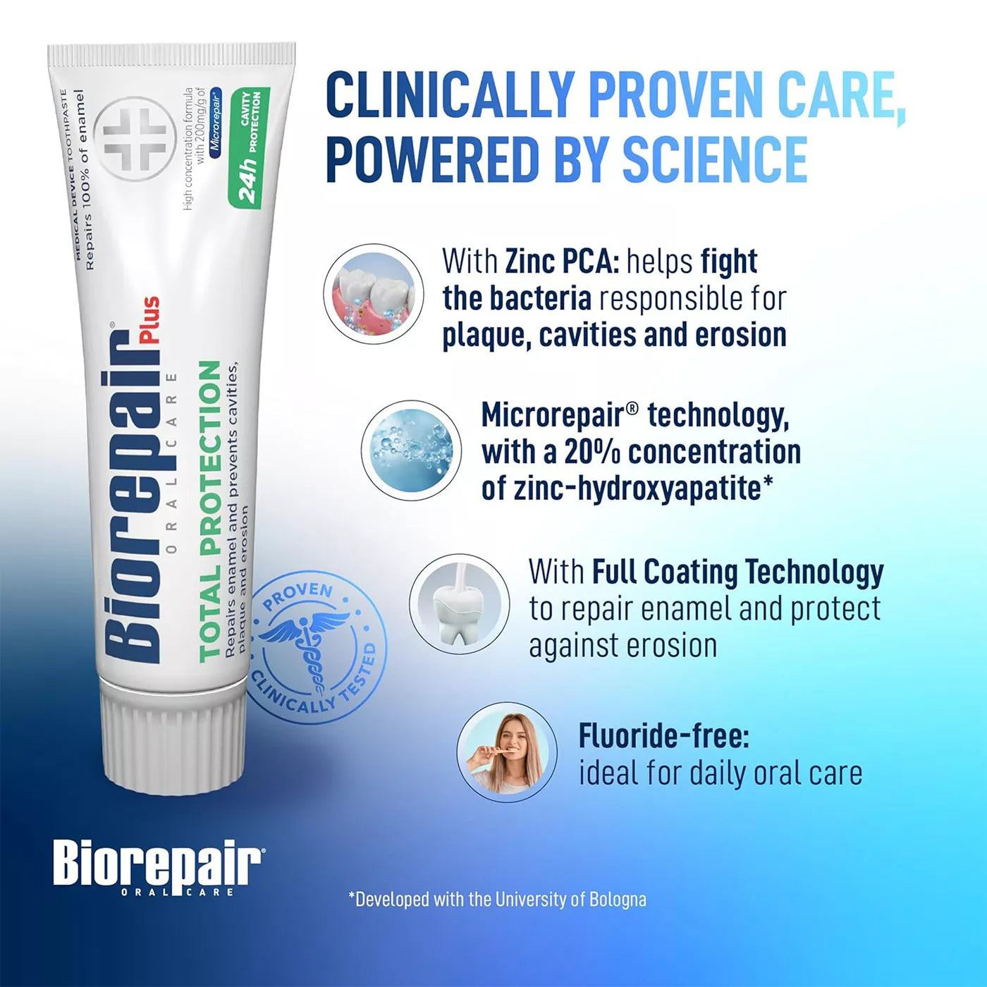 Biorepair Plus Total Protection Toothpaste (75ml)