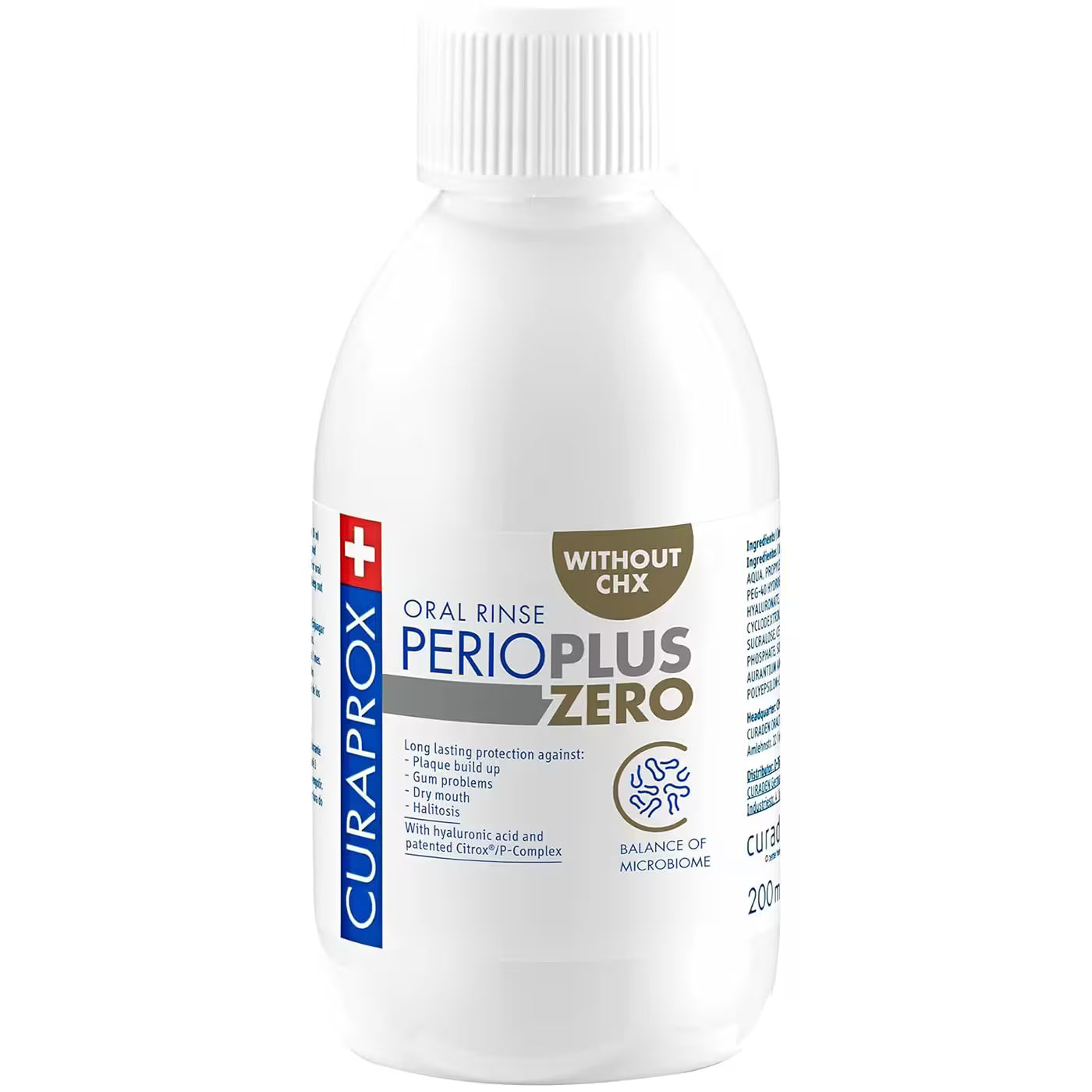 Curaprox Perio Plus Zero Mouthwash 0.00% (200ml)