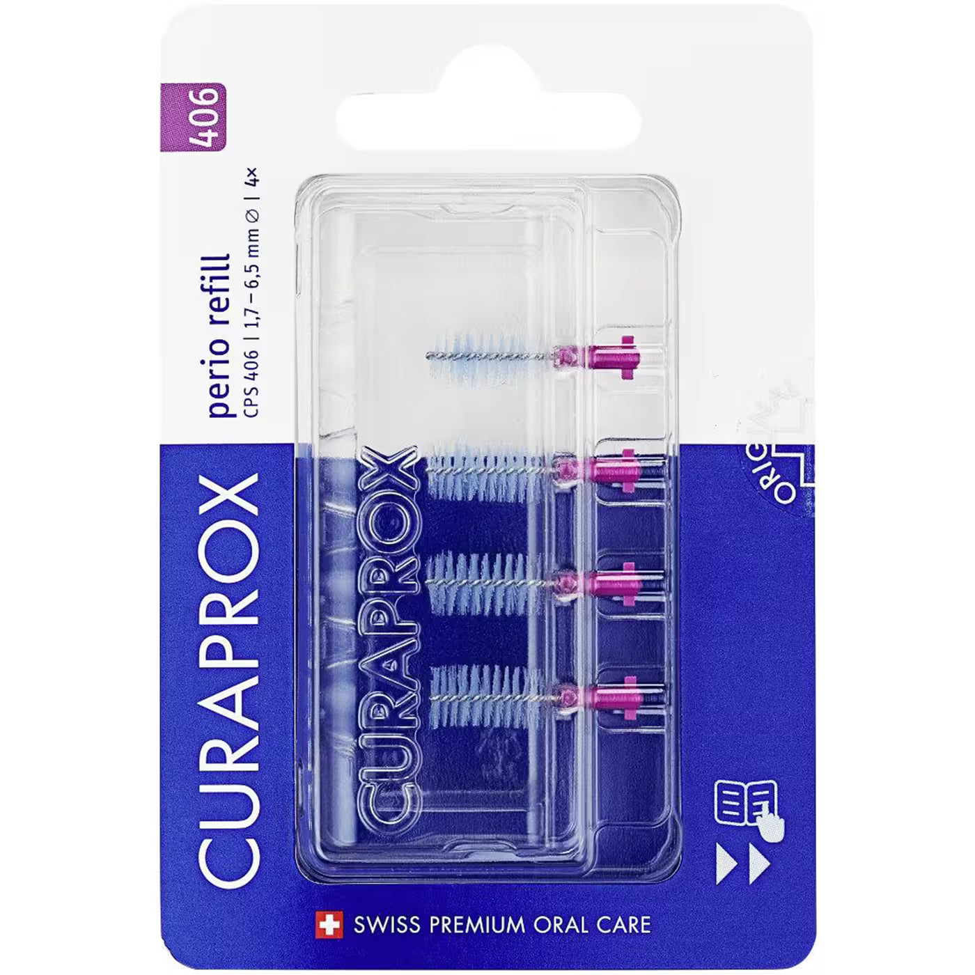 Curaprox CPS Perio Interdental Brushes Refill (4 Pack)