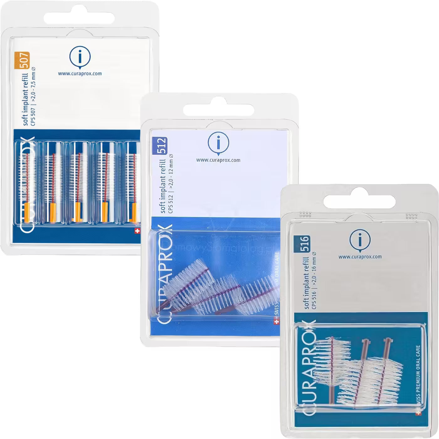 Curaprox CPS Implant Interdental Brush Refills