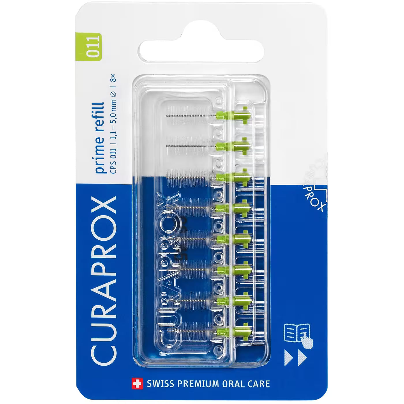 Curaprox CPS Prime Interdental Brushes Refill (8 Pack)